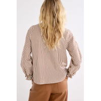 Tramontana Blouse Striped Cinnamon